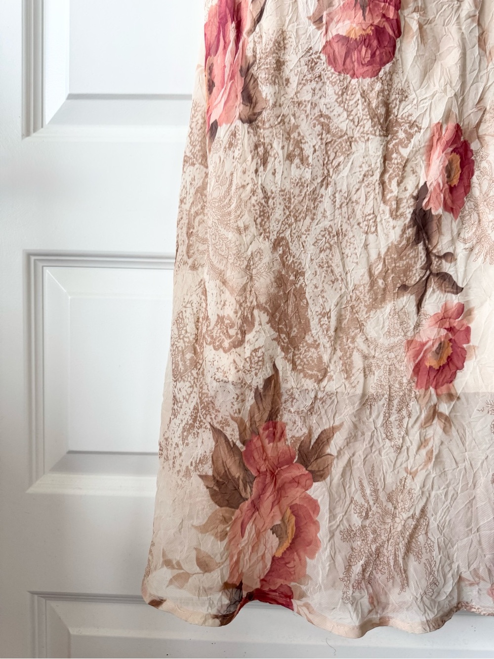 Y2K F.L.P Faith Love & Passion Romantic Fairycore Floral Midi Dress - Picture 6 of 11